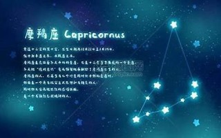 摩羯座的男人(摩羯座的男人是什么性格)