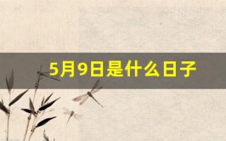 5月9日是什么日子
