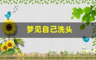 梦见自己洗头(梦见自己洗头掉好多头发是什么征兆)