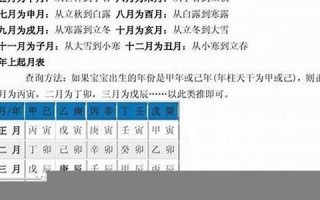 毛生辰八字讲解