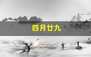 四月廿九(四月廿九是几月几日)